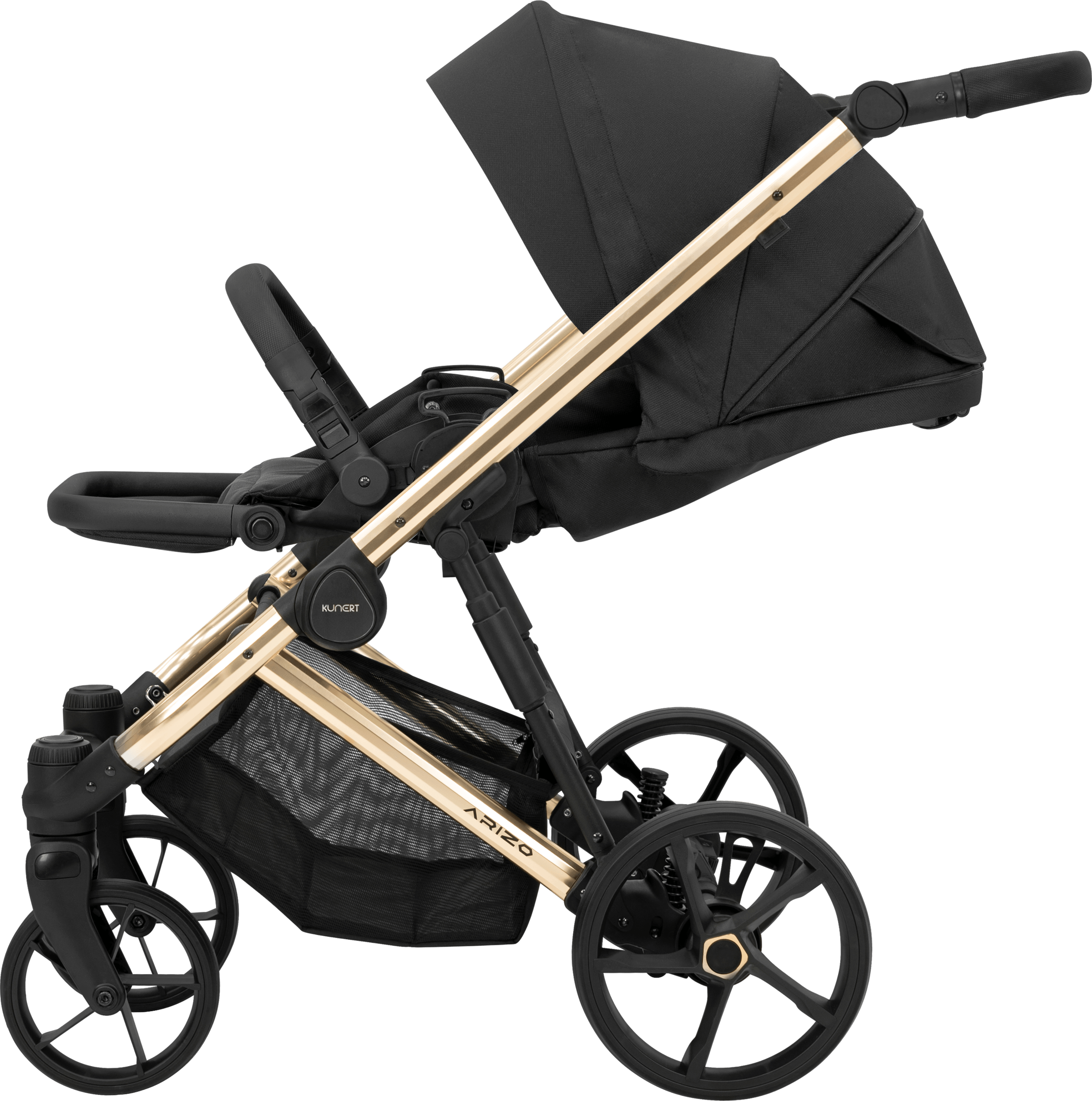 Carucior 2 in 1 Kunert Arizo Premium Eco Black - Image 23