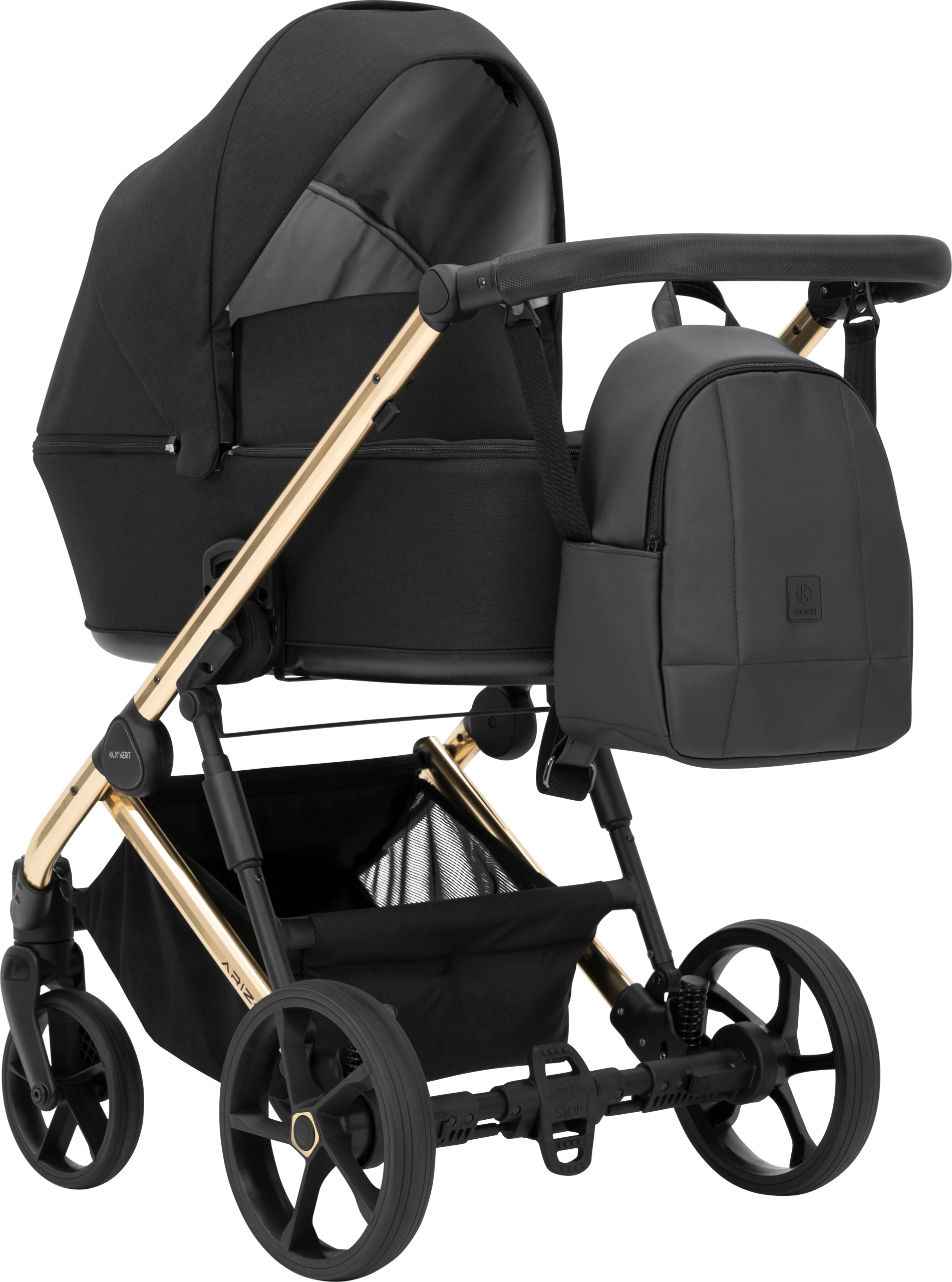Carucior 2 in 1 Kunert Arizo Premium Eco Black - Image 25