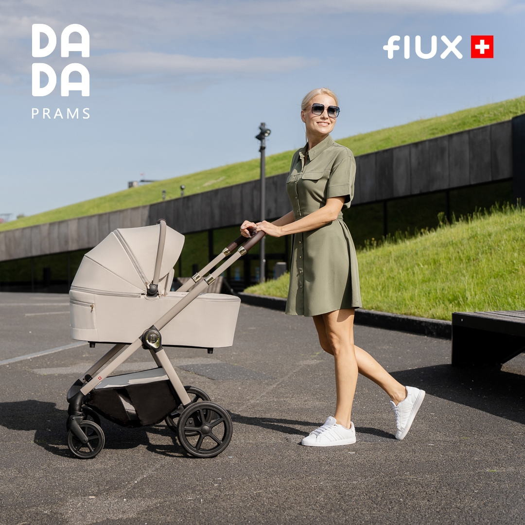 Carucior pentru copii 2 in 1 Dada Prams Flux Almond - Image 18