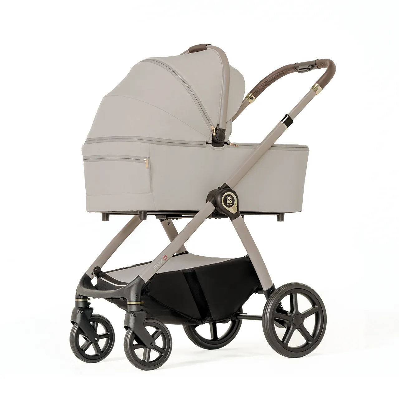 Carucior pentru copii 2 in 1 Dada Prams Flux Almond - Image 2
