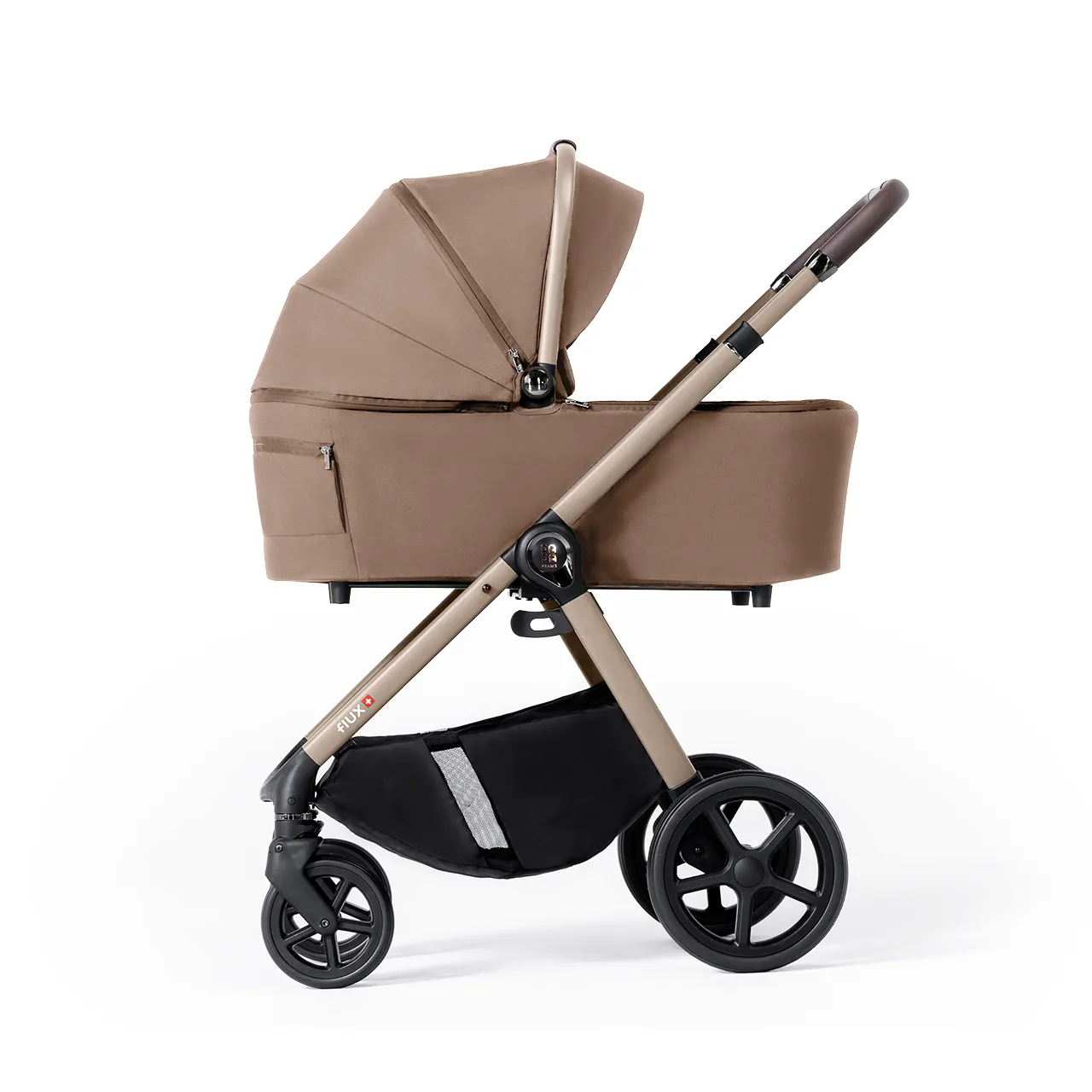 Carucior pentru copii 2 in 1 Dada Prams Flux Beige - Image 6
