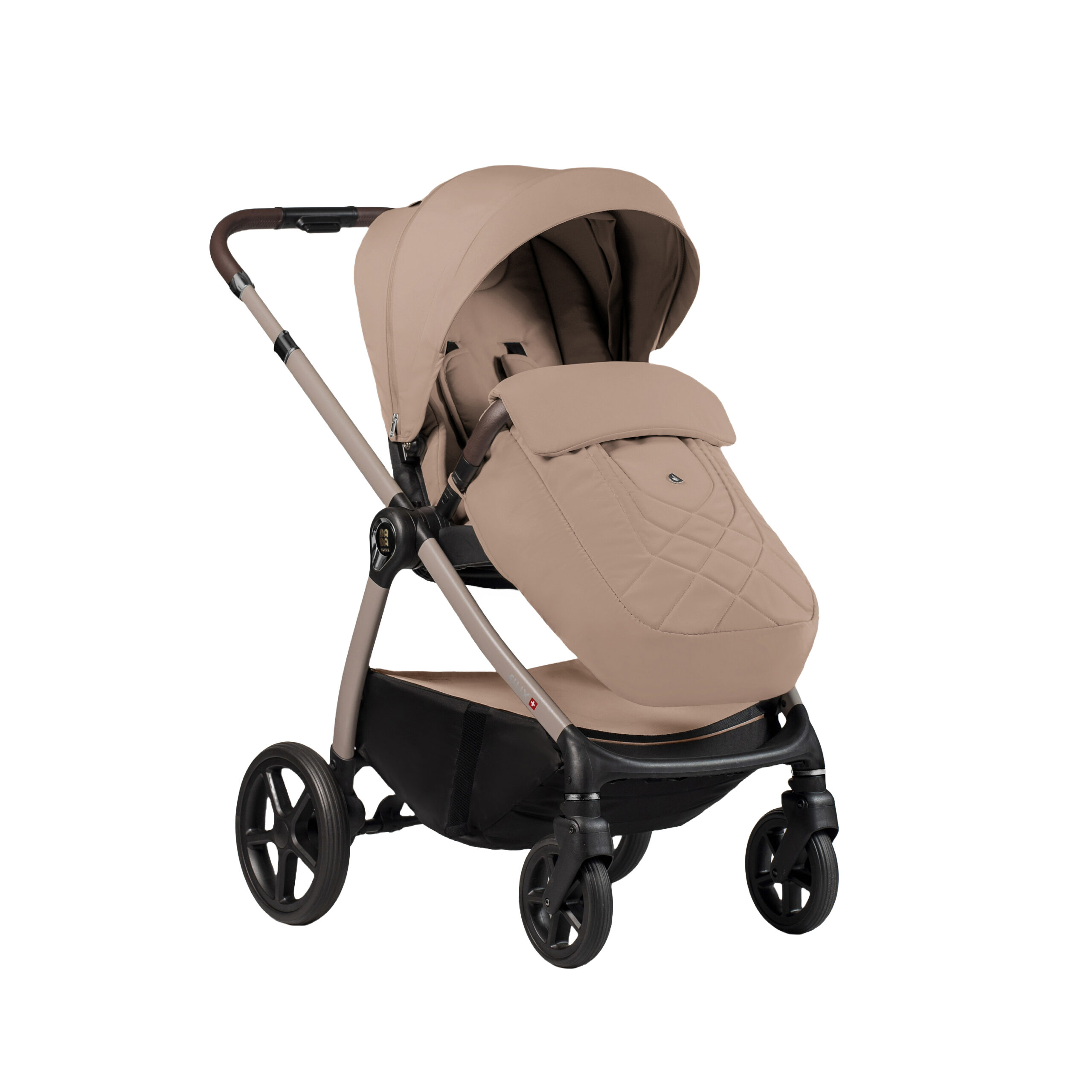 Carucior pentru copii 2 in 1 Dada Prams Flux Beige - Image 8