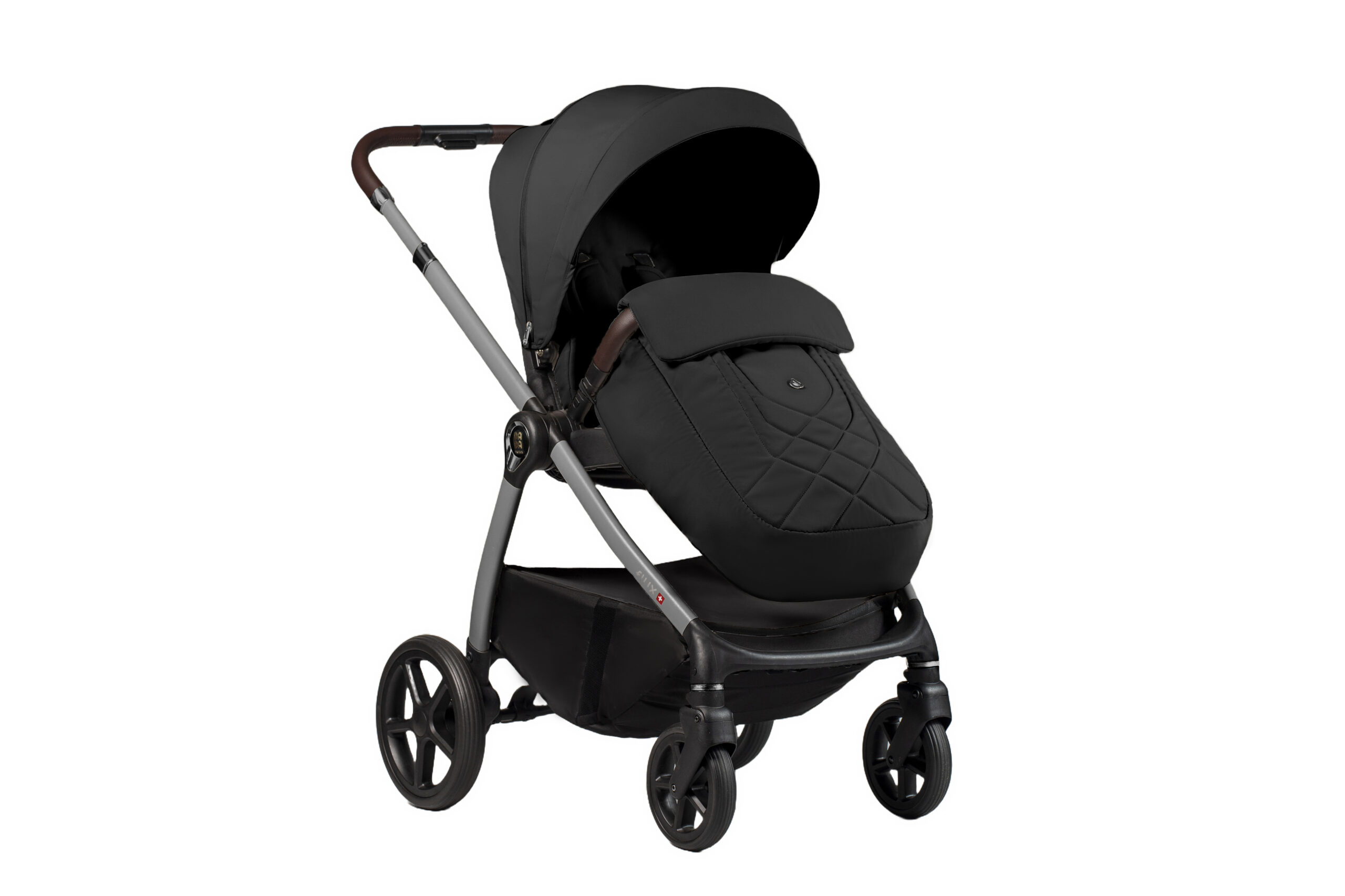 Carucior pentru copii 2 in 1 Dada Prams Flux Black - Image 9