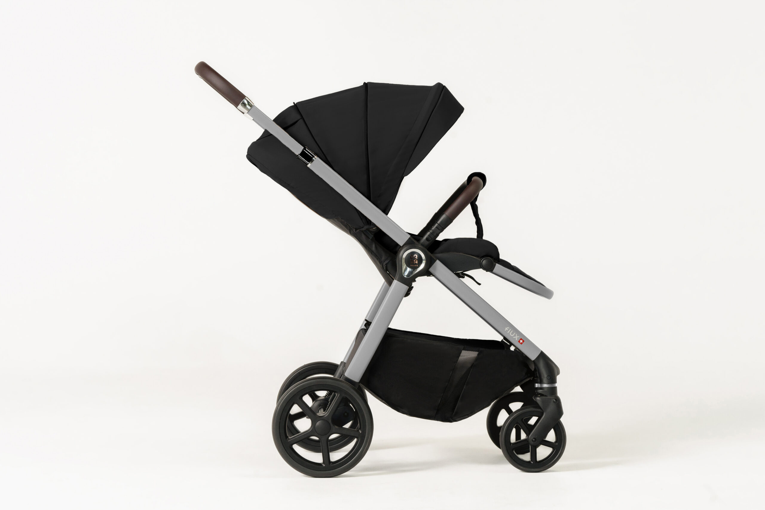 Carucior pentru copii 2 in 1 Dada Prams Flux Black - Image 10