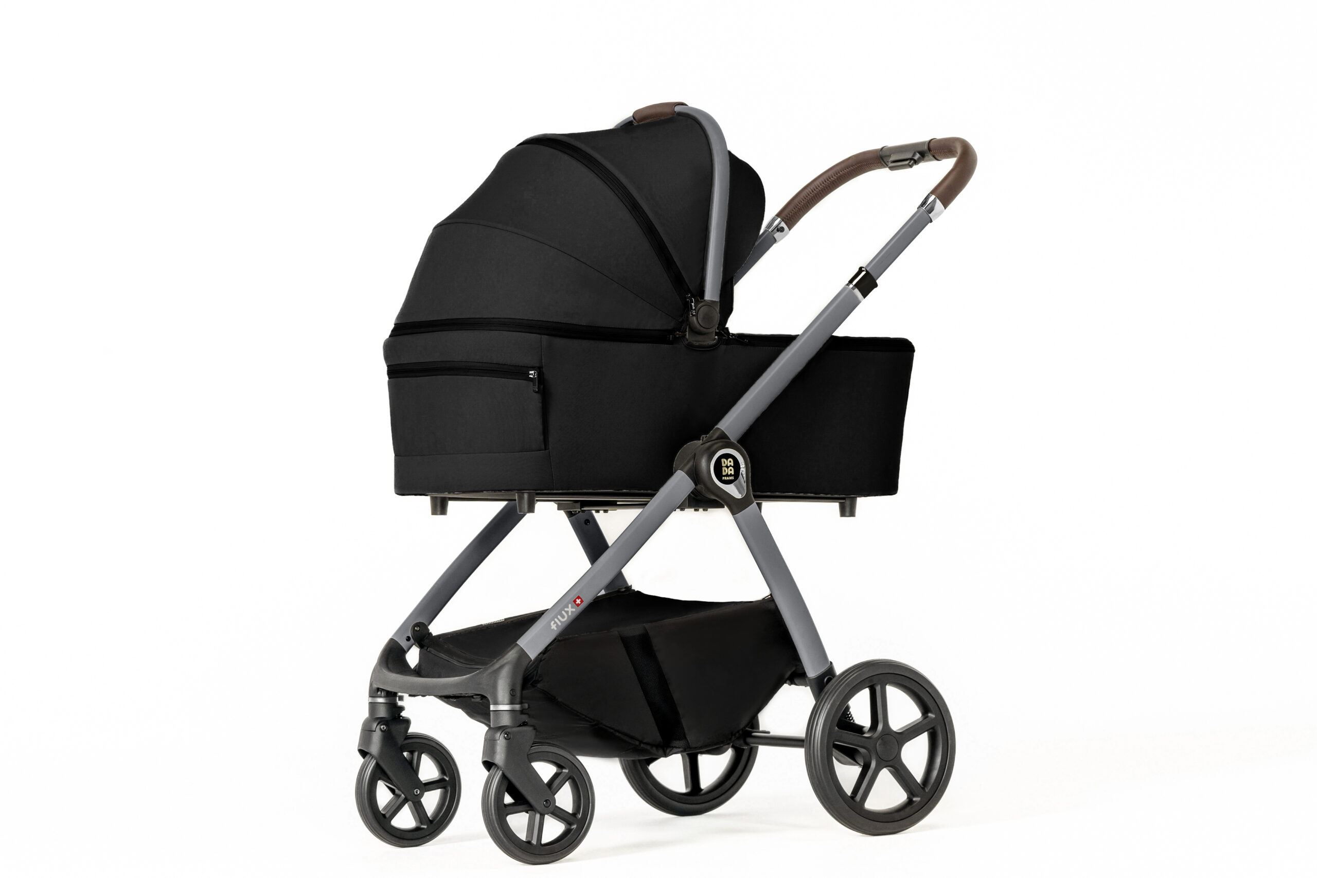 Carucior pentru copii 2 in 1 Dada Prams Flux Black - Image 2