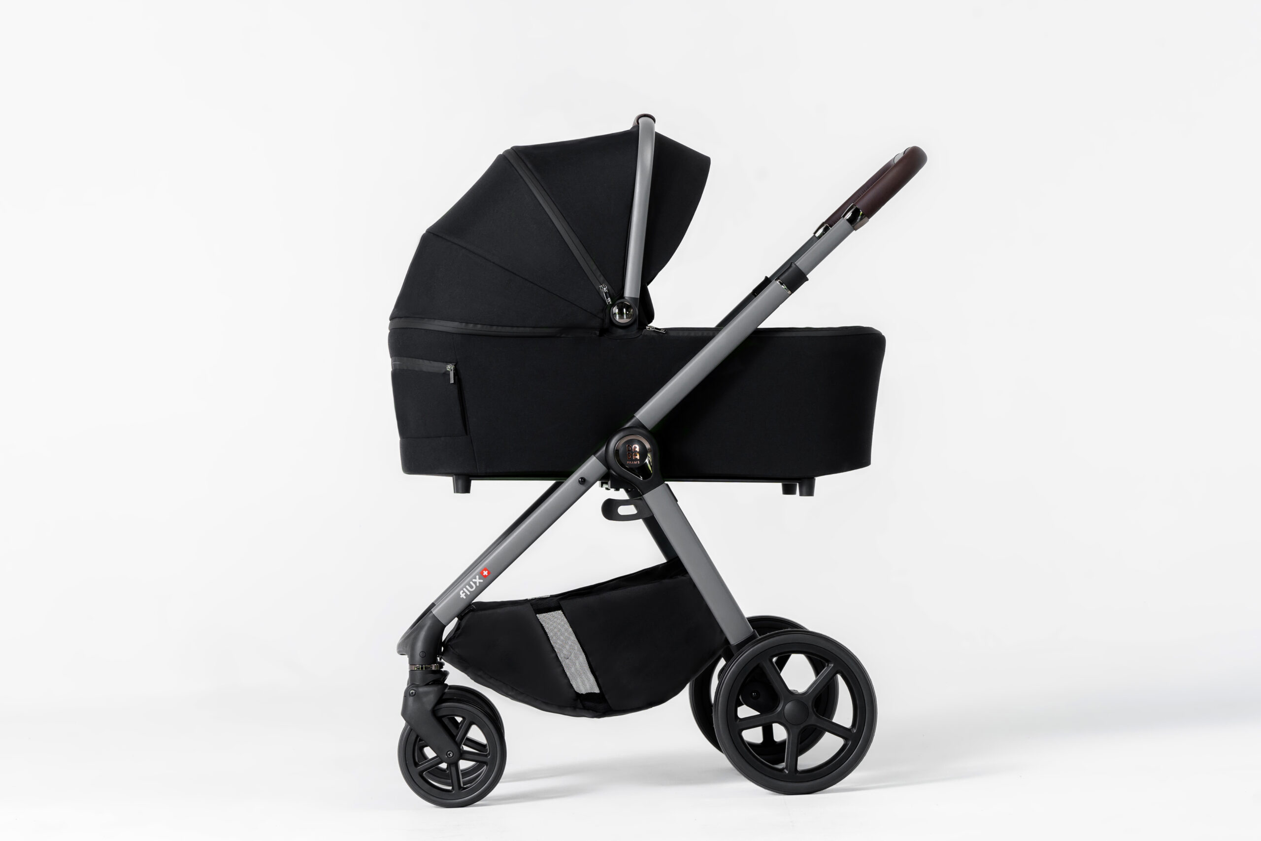 Carucior pentru copii 2 in 1 Dada Prams Flux Black - Image 3