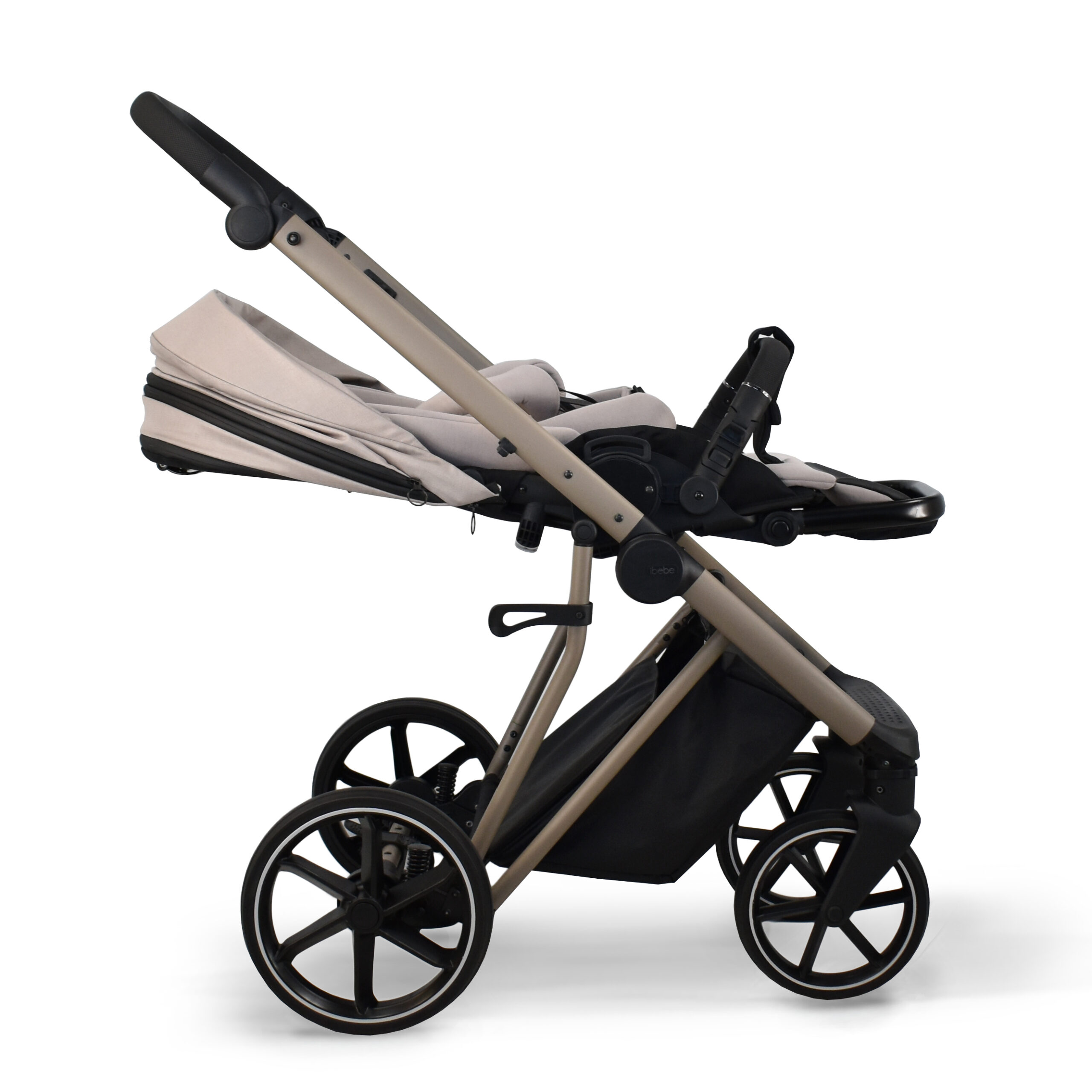 Cărucior pentru copii 2 in 1 iBebe Next2 Beige - Image 31