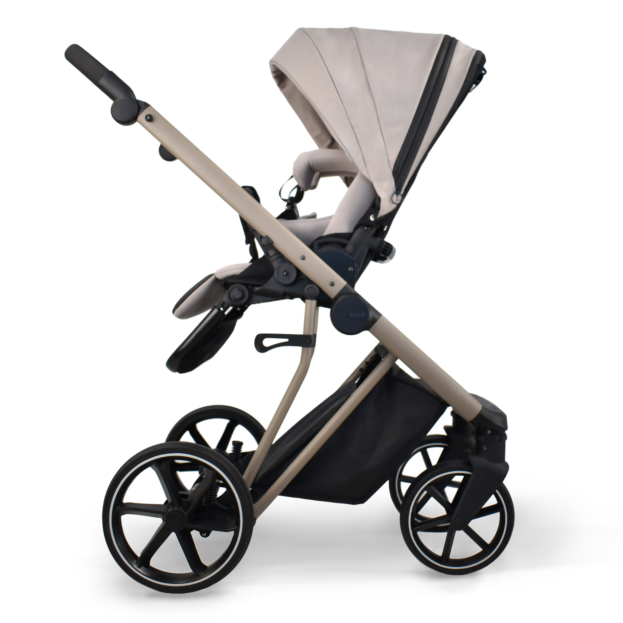 Cărucior pentru copii 2 in 1 iBebe Next2 Beige - Image 35