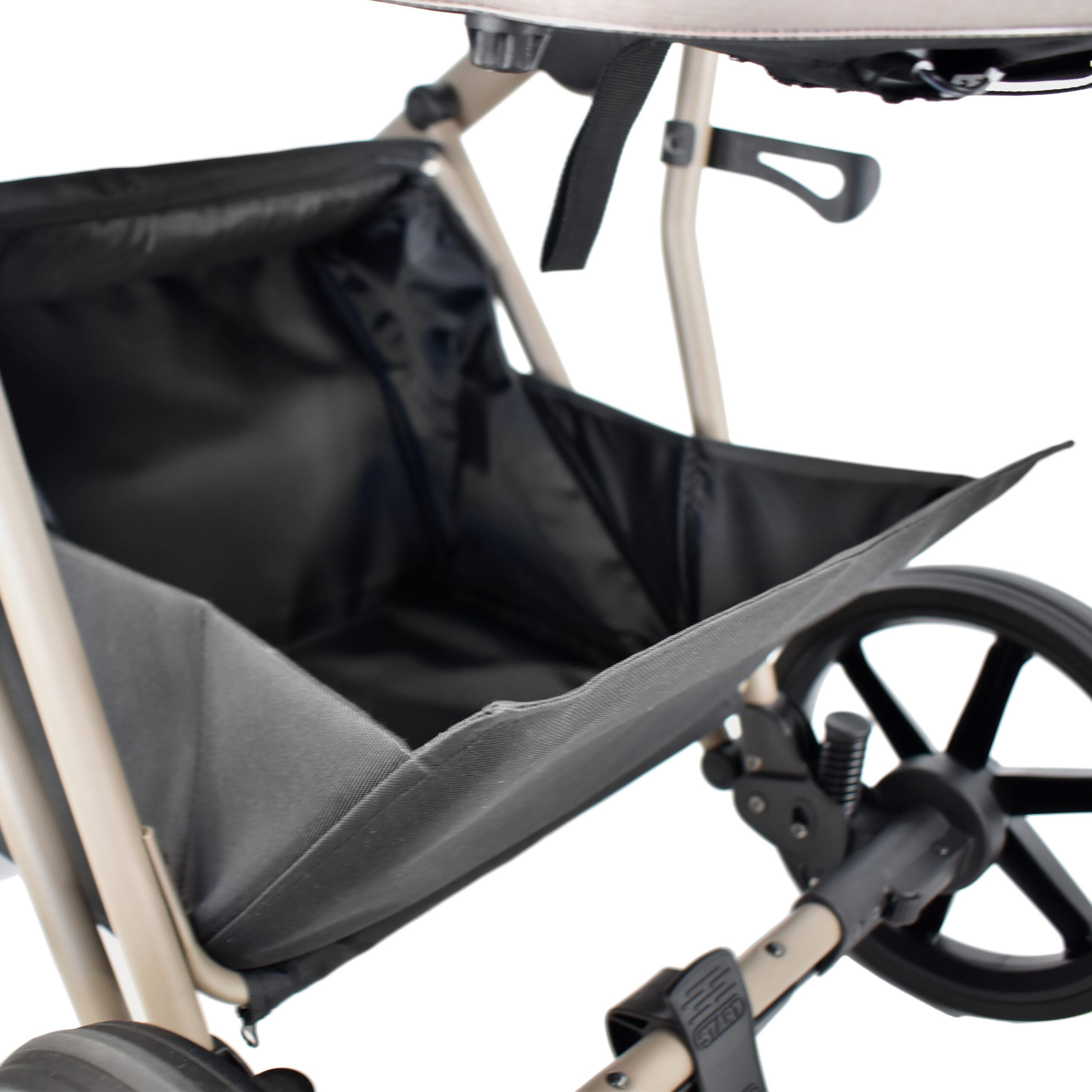 Cărucior pentru copii 2 in 1 iBebe Next2 Beige - Image 18