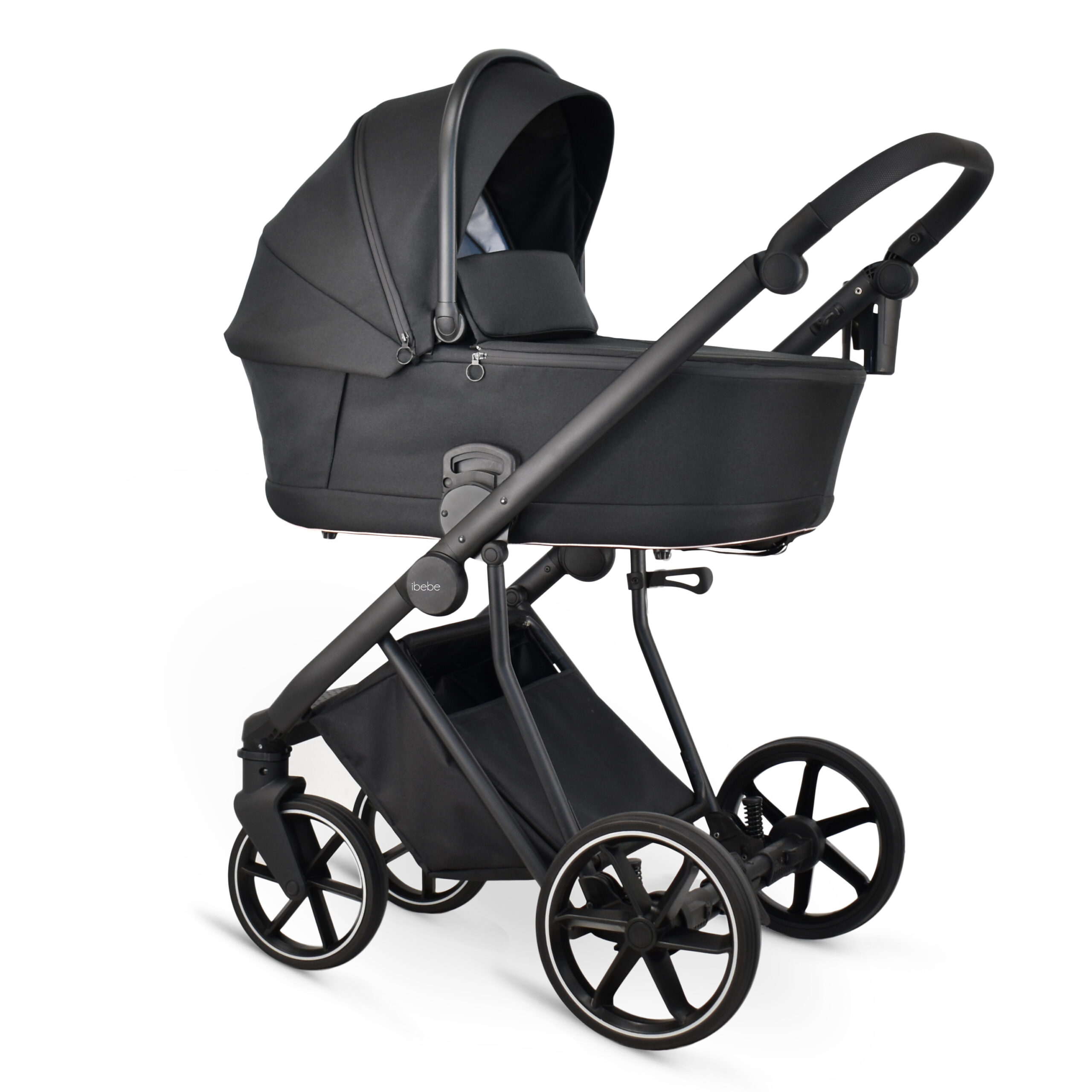 Cărucior pentru copii 2 in 1 iBebe Next2 Black - Image 2