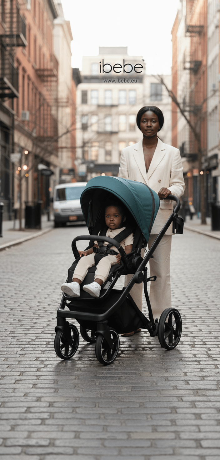 Cărucior pentru copii 2 in 1 iBebe Next2 Green - Image 6