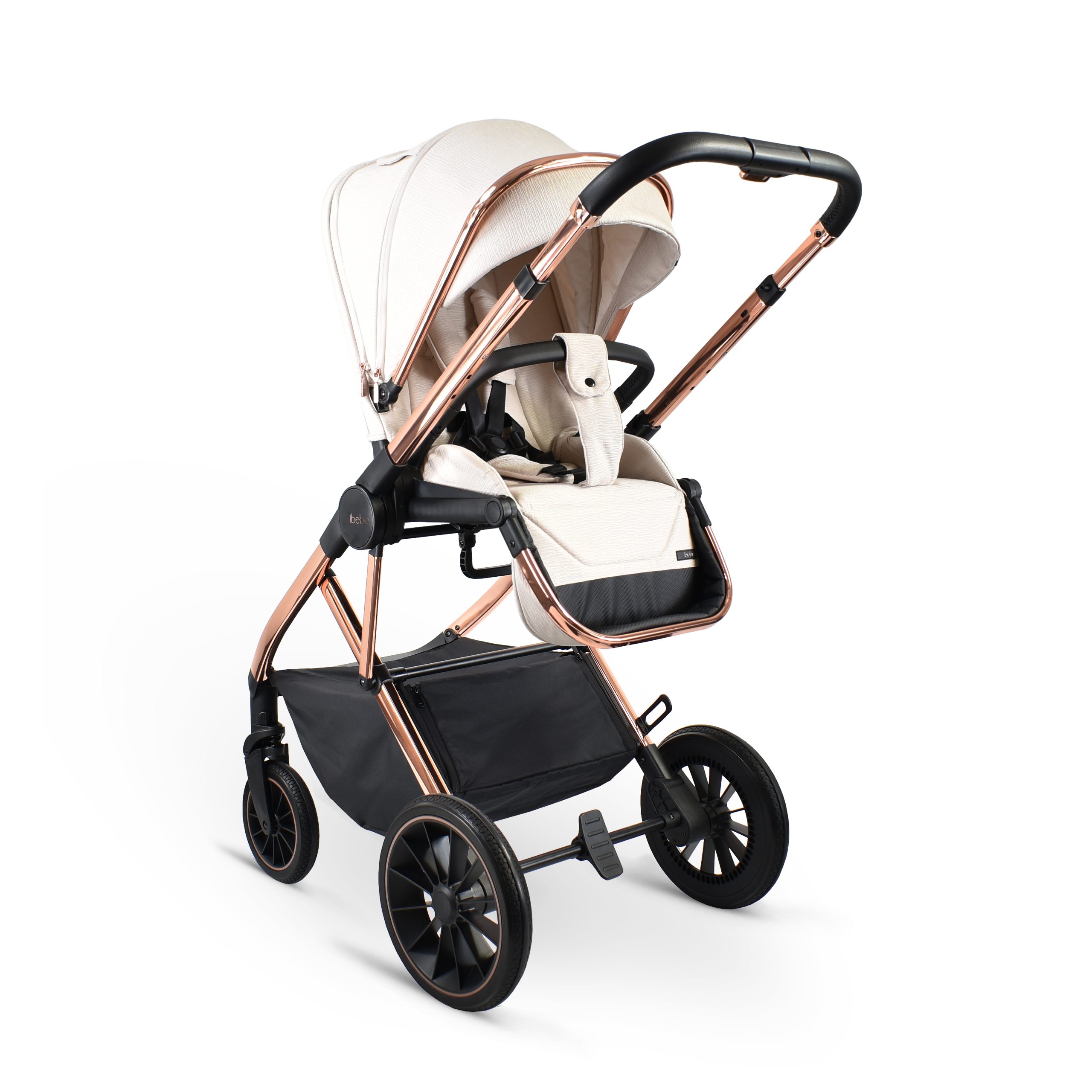 Carucior 2 in 1 iBebe Pro Beige - Image 10